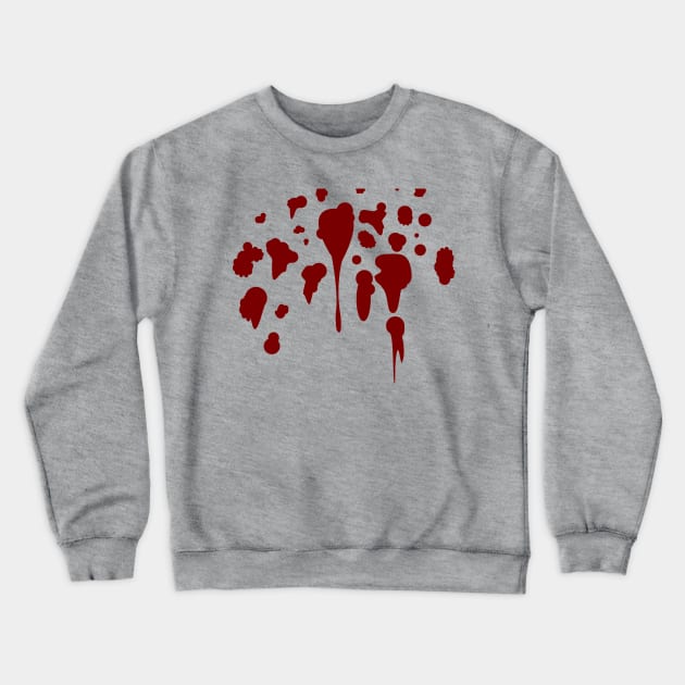 Bloodstained Crewneck Sweatshirt by belugatoons